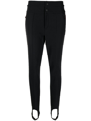 Perfect Moment Black Aurora Stirrup Leggings In Black