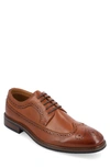 Vance Co. Gordy Wingtip Dress Shoe In Cognac