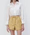 JONATHAN SIMKHAI BLYTHE BUTTON UP TOP IN WHITE