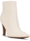 Nine West Jacks Womens Leather Pointed Toe Ankle Boots In Multi