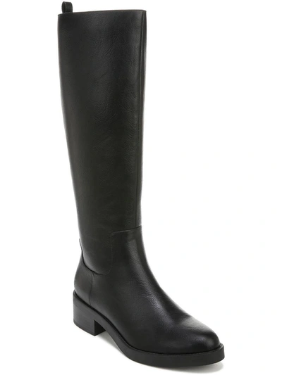 Lifestride Blythe Womens Faux Leather Wide Calf Knee-high Boots In Black