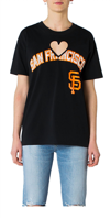 DRY CLEAN ONLY LAWRENCE SAN FRANCISCO T-SHIRT IN BLACK