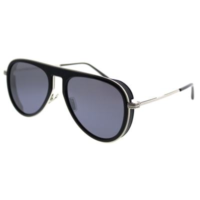 Jimmy Choo Jcm Carl Pjp 96 Unisex Aviator Sunglasses In Silver