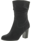 STYLE & CO SARAA WOMENS FAUX SUEDE SLOUCHY MID-CALF BOOTS