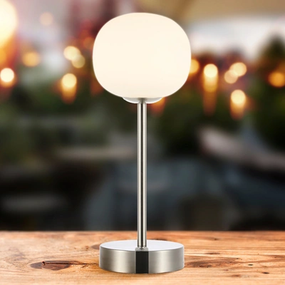 Jonathan Y Natalia 12.25" Modern Minimalist Iron Rechargeable Integrated Led Table Lamp