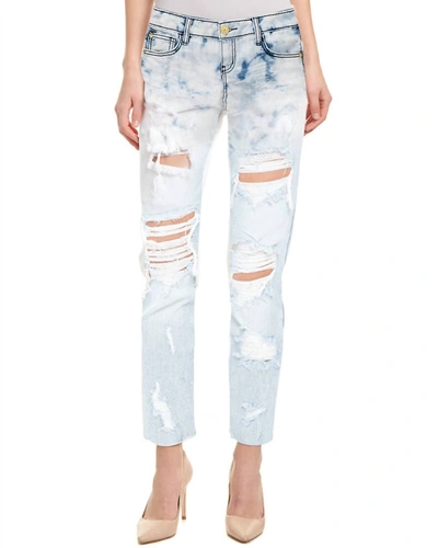 Hidden Women Bleached Bailey Distressed Ripped Skinny Fit Jeans In Light Blue