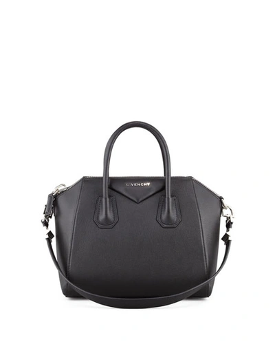 Givenchy Antigona Hand Bag In Black Leather