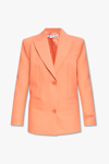 Off-white Blazer In Orange Wool In New