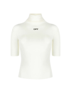 Off-white Maglia Viscosa Bianco In White A Black