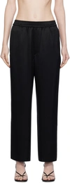 Nanushka Elasticated-waist Cropped Trousers In Black