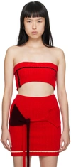 Ottolinger Red Patch Camisole In Red