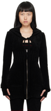 Ottolinger Black Extended Cardigan In Black