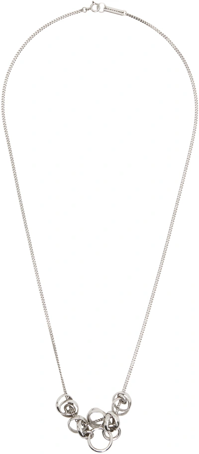 Isabel Marant Silver Stunning Long Necklace In Sido Silver/dore