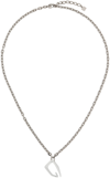 GIVENCHY WHITE GIV CUT NECKLACE