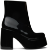 Melissa Black Nubia Boots In Ap112 Black