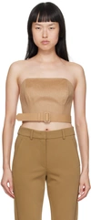 MAX MARA TAN FLIPPER CAMISOLE