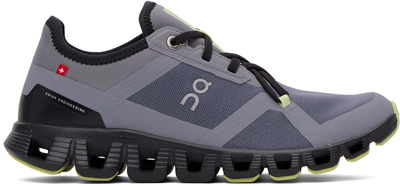 On Gray Cloud X 3 Ad Sneakers In Grey