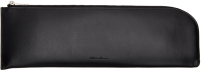 Rick Owens Black Rick Extended Wallet In 09 Black