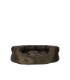 BARBOUR QUILTED OLIVE GREEN DOG BED