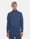 Fred Perry M3574 Half Zip Sweatshirt - Midnight Blue