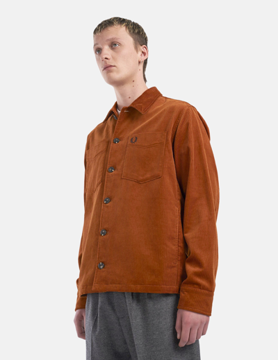 Fred Perry Overshirt (cord) In Brown