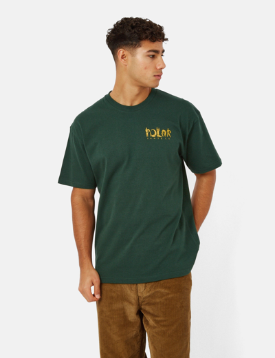 Polar Skate Co. Group Logo T-shirt In Green