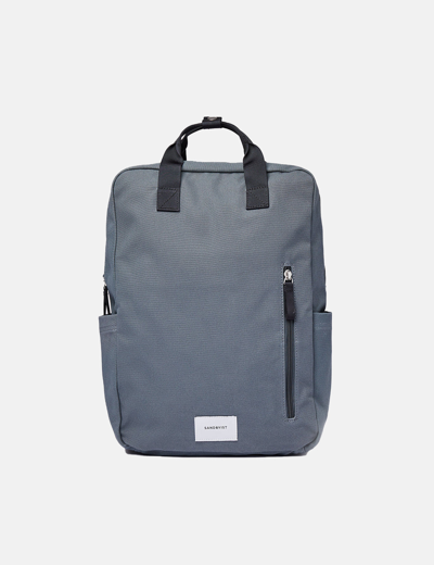 Sandqvist Dark Slate Knut Backpack In Grey