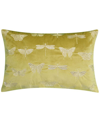 Ediehome Butterflies Moths Decorative Pillow, 13" X 20" In Ochre
