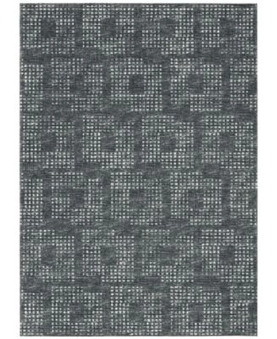 Addison Eleanor Outdoor Washable Aer31 Area Rug In Gray