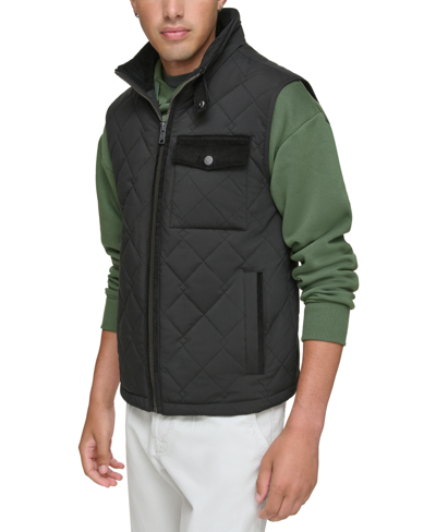 Marc New York Men's Barnet Versatile Multi-season Transitioning Vest In Black