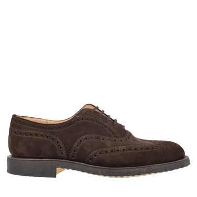 Church's Chetwynd Suede Oxford Brogues In Brown