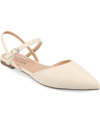 Journee Collection Martine Slingback Flat In Cream