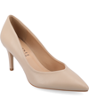 Journee Collection Collection Women's Narrow Width Supernatural Tru Comfort Foam Gabriella Pumps Warm Shades In Wheat
