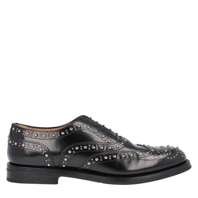 Church's Burwood Met Lace-up Shoes In Black