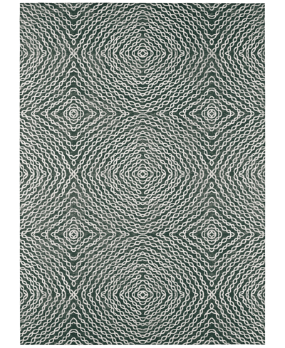 Addison Bravado Outdoor Washable Abv33 8' X 10' Area Rug In Onyx