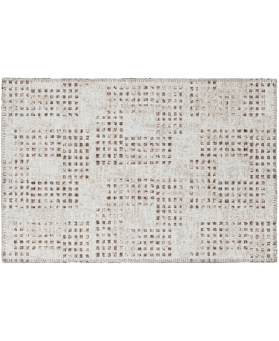 Addison Eleanor Outdoor Washable Aer31 1'8" X 2'6" Area Rug In Beige