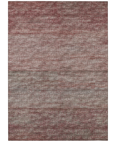 Addison Marston Outdoor Washable Ama31 9' X 12' Area Rug In Burgundy