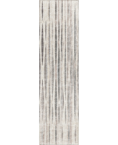 Addison Waverly Outdoor Washable Awa31 2'3" X 7'6" Runner Area Rug In Beige