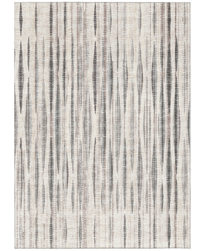 Addison Waverly Outdoor Washable Awa31 8' X 10' Area Rug In Beige