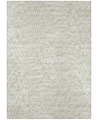 Addison Rylee Outdoor Washable Ary32 10' X 14' Area Rug In Beige