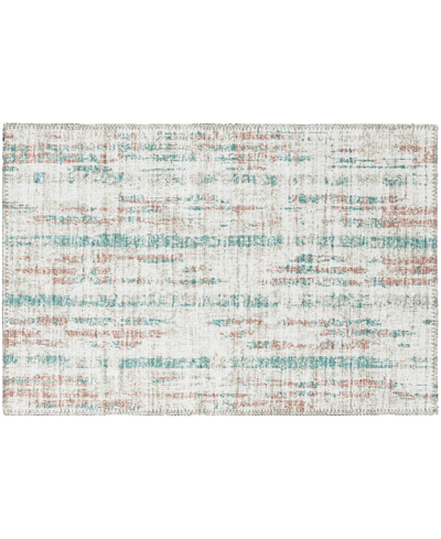 Addison Rylee Outdoor Washable Ary36 1'8" X 2'6" Area Rug In Ivory