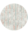 ADDISON RYLEE OUTDOOR WASHABLE ARY36 8' X 8' ROUND AREA RUG
