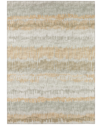 Addison Rylee Outdoor Washable Ary34 8' X 10' Area Rug In Sage