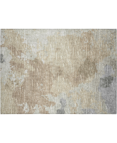 Addison Accord Outdoor Washable Aac32 1'8" X 2'6" Area Rug In Beige