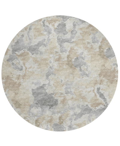 ADDISON ACCORD OUTDOOR WASHABLE AAC32 8' X 8' ROUND AREA RUG