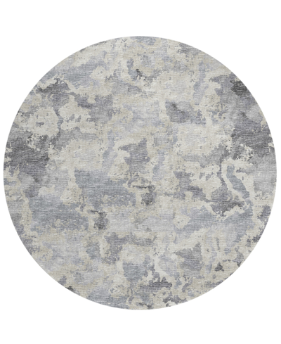 ADDISON ACCORD OUTDOOR WASHABLE AAC32 8' X 8' ROUND AREA RUG