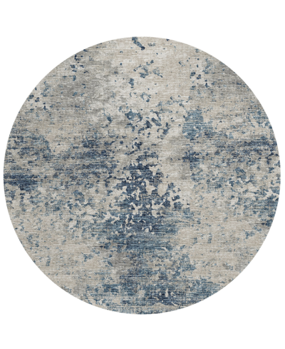 ADDISON ACCORD OUTDOOR WASHABLE AAC35 8' X 8' ROUND AREA RUG