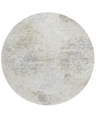 ADDISON ACCORD OUTDOOR WASHABLE AAC35 8' X 8' ROUND AREA RUG