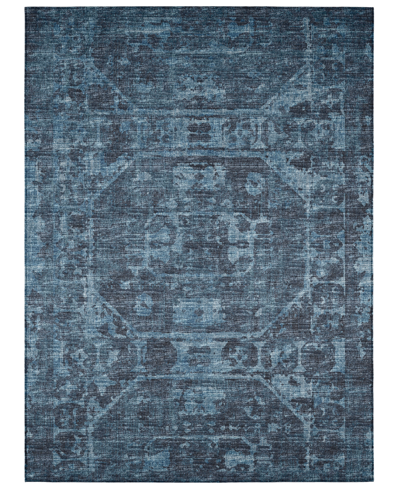 Addison Othello Outdoor Washable Aot32 8' X 10' Area Rug In Navy