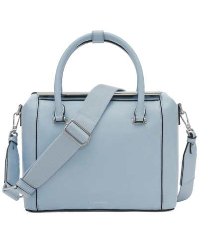 Calvin Klein Perry Convertible Satchel In Celestial | ModeSens